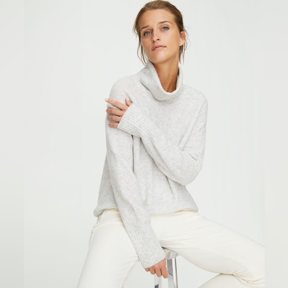 Aritzia The Group by Babaton Plutarch Turtleneck Wool Sweater, Size S
